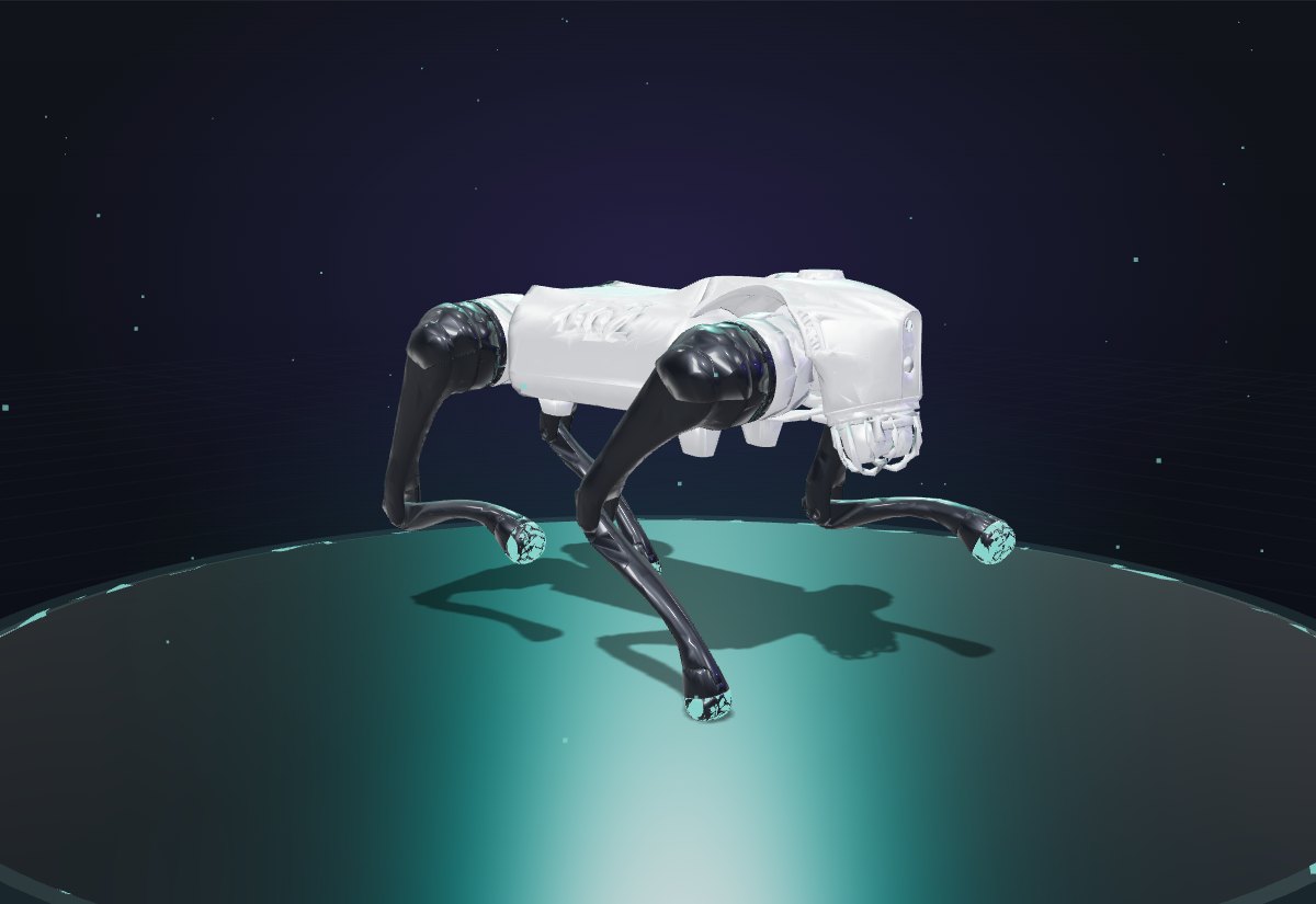 Mô hình 3D chó robot Unitree Go2